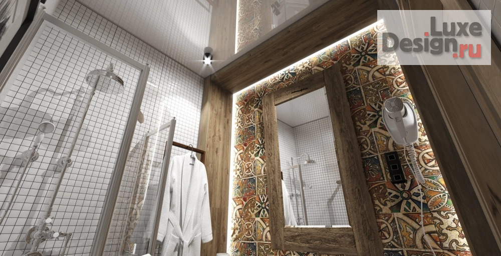 Дизайн интерьера отеля "Номер в отеле. Шале" (фото 4)