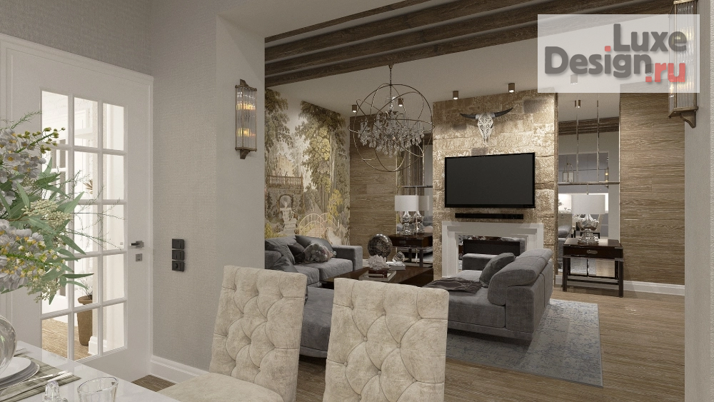 Дизайн интерьера кухни "Интерьер частного дома" (фото 3)