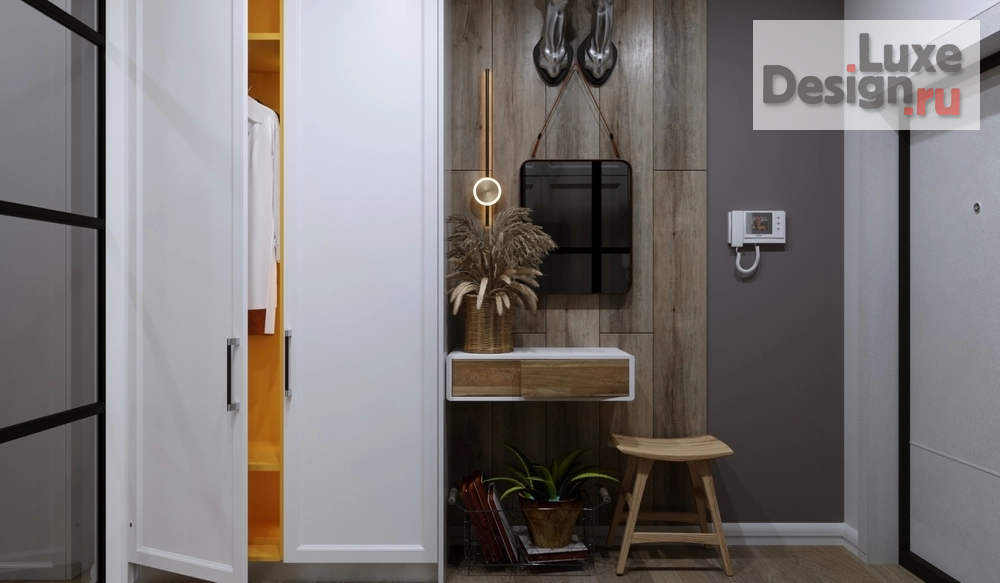 Дизайн интерьера двухкомнатной квартиры "Квартира 39 кв.м." (фото 2)