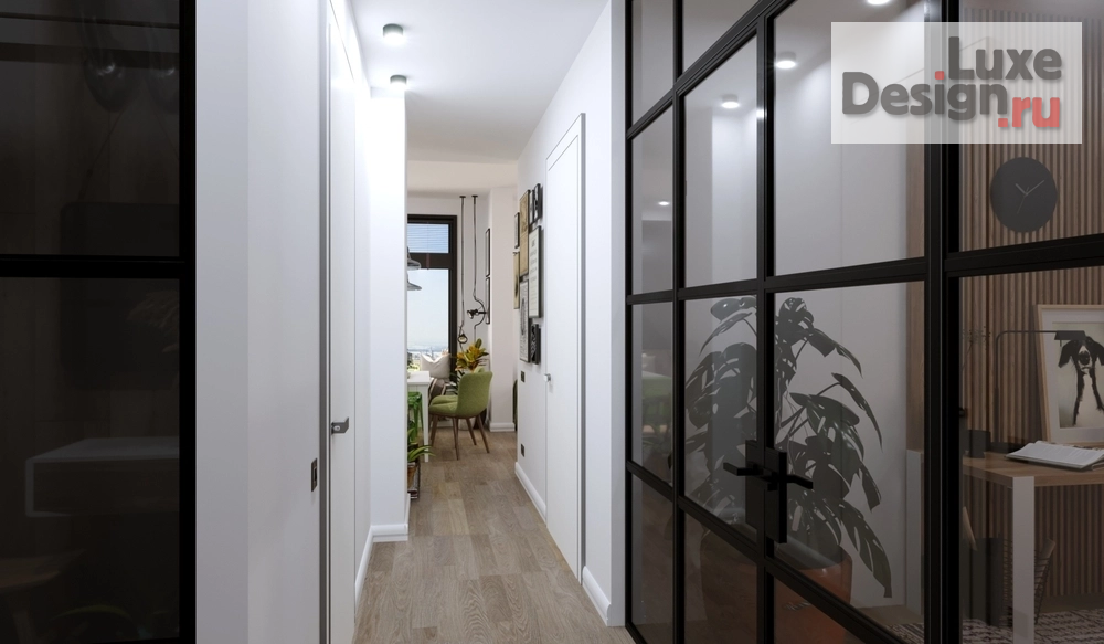 Дизайн интерьера двухкомнатной квартиры "Квартира 39 кв.м." (фото 3)