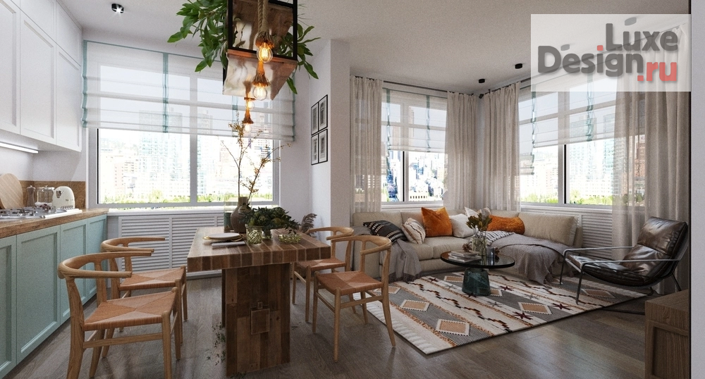 Дизайн интерьера двухкомнатной квартиры "Квартира 39 кв.м." (фото 2)