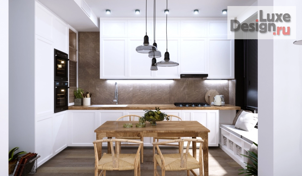 Дизайн интерьера трехкомнатной квартиры "Квартира в г.Москва" (фото 1)