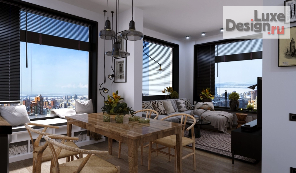 Дизайн интерьера трехкомнатной квартиры "Квартира в г.Москва" (фото 5)