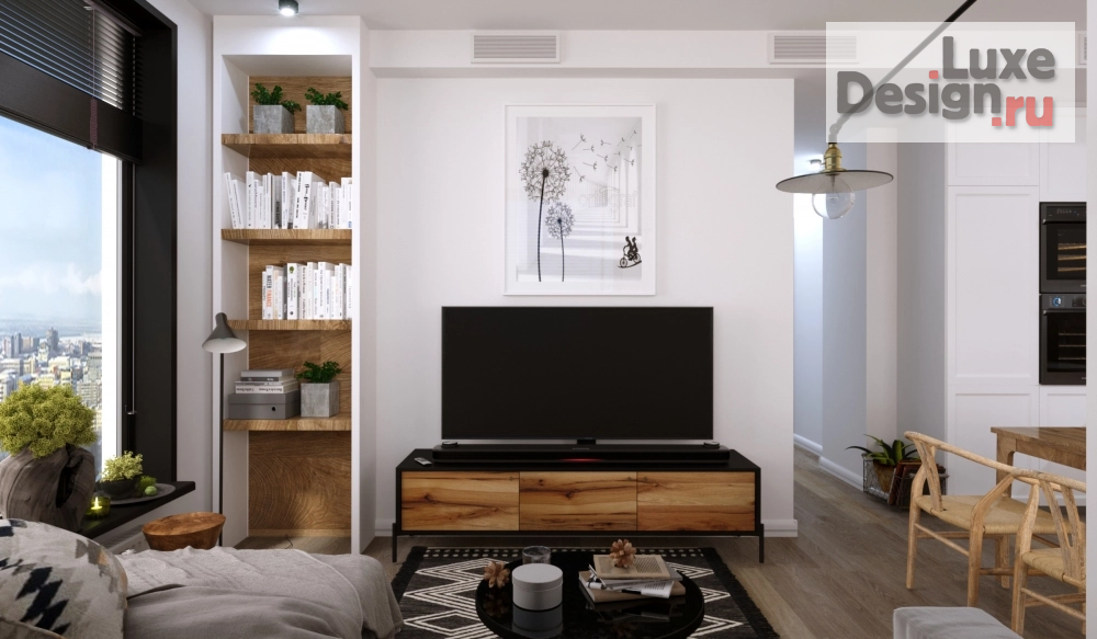 Дизайн интерьера трехкомнатной квартиры "Квартира в г.Москва" (фото 6)