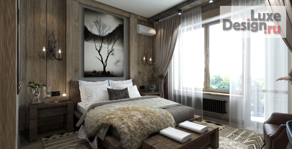 Дизайн интерьера отеля "Номер в отеле. Шале" (фото 1)