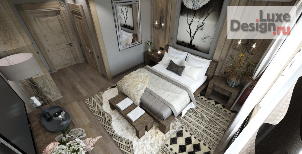 Дизайн интерьера отеля "Номер в отеле. Шале" (фото 2)