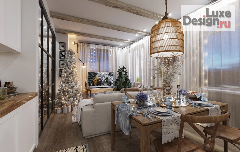 Дизайн интерьера квартиры "Квартира в г.Москва" (фото 4)