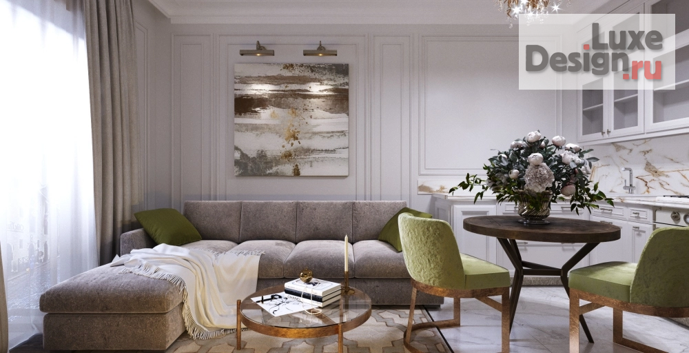 Дизайн интерьера квартиры "Квартира в г.Москва" (фото 3)