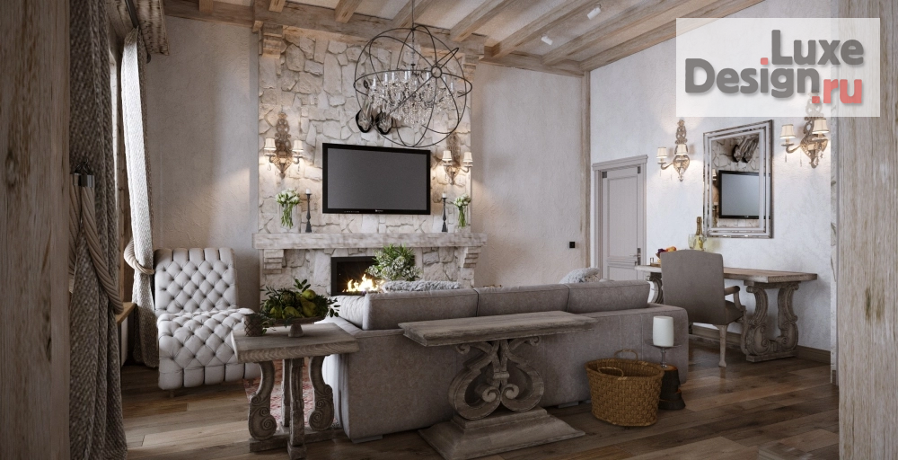 Дизайн интерьера отеля "Интерьер отеля. Комната в светлых тонах" (фото 2)