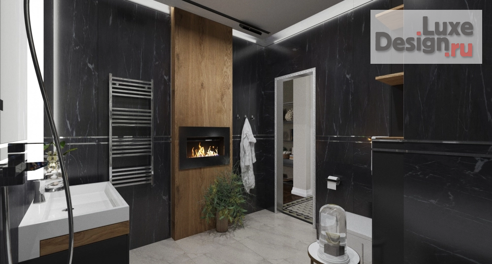 Дизайн интерьера ванной "Ванная комната" (фото 3)