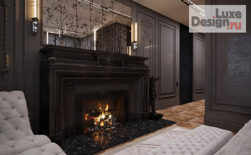 Дизайн интерьера коттеджа "Дом у моря" (фото 5)