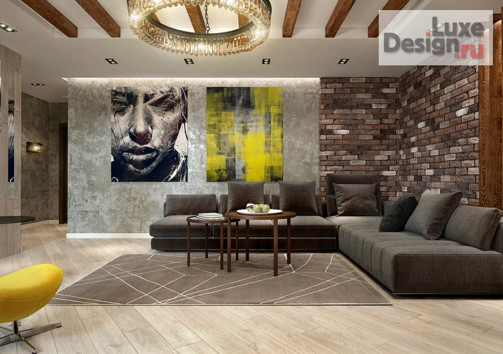 Дизайн интерьера трехкомнатной квартиры "от Визуализации до Реализации проекта" (фото 4)