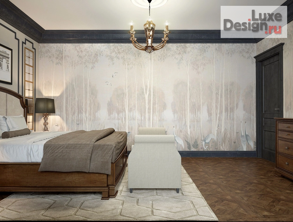 Дизайн интерьера четырехкомнатной квартиры "Стиль Лофт г.Краснодар 160 м2" (фото 13)