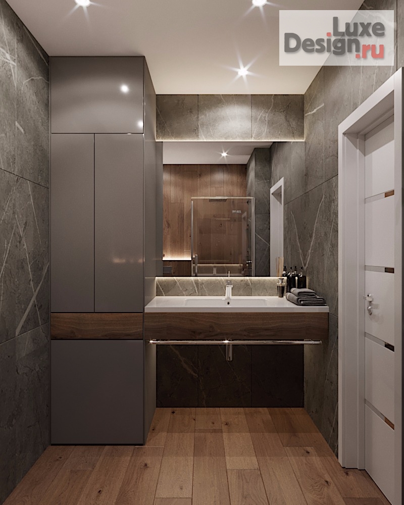 Дизайн интерьера однокомнатной квартиры "50 оттенков бежевого г.Ставрополь" (фото 11)