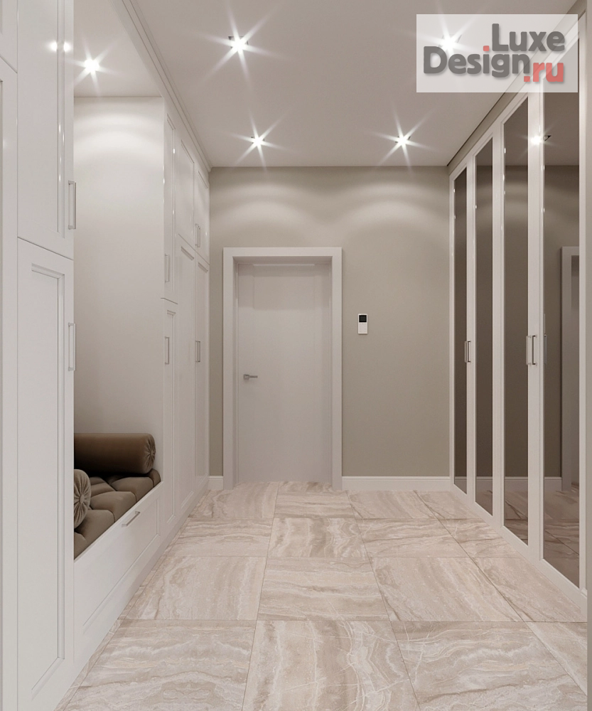 Дизайн интерьера прихожей "Холл г.Старополь" (фото 2)