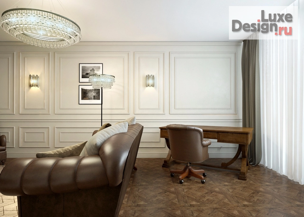 Дизайн интерьера четырехкомнатной квартиры "Стиль Лофт г.Краснодар 160 м2" (фото 2)