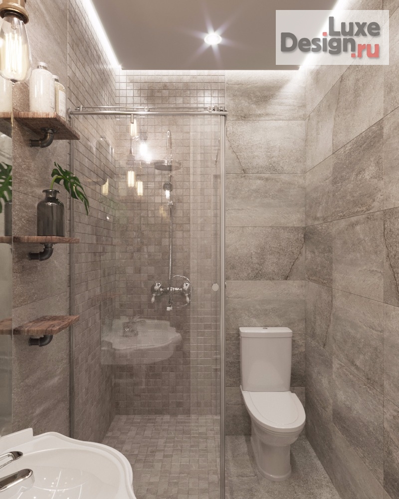 Дизайн интерьера четырехкомнатной квартиры "Стиль Лофт г.Краснодар 160 м2" (фото 6)