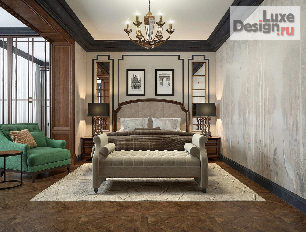 Дизайн интерьера четырехкомнатной квартиры "Стиль Лофт г.Краснодар 160 м2" (фото 12)