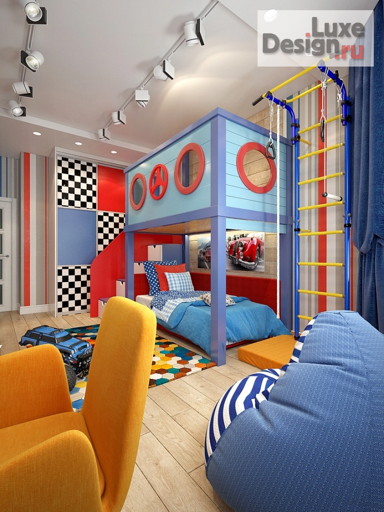 Дизайн интерьера трехкомнатной квартиры "Квартира 100 м2 "Стилистический микс" г.Краснодар" (фото 4)