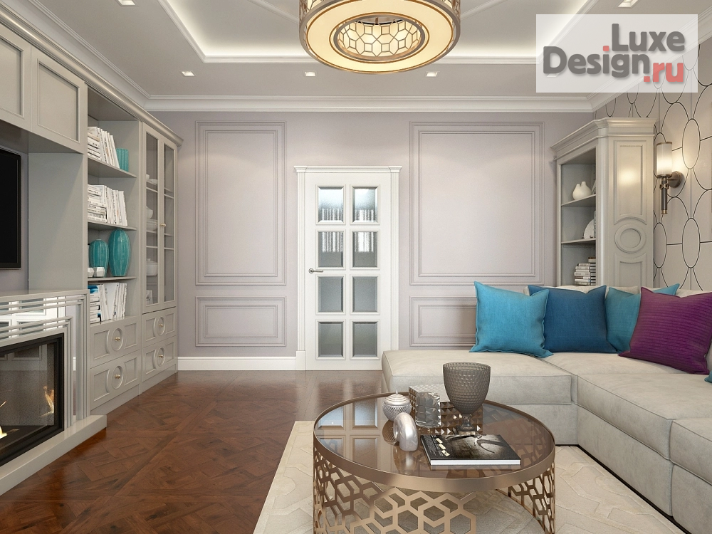 Дизайн интерьера трехкомнатной квартиры "Квартира 100 м2 "Стилистический микс" г.Краснодар" (фото 20)