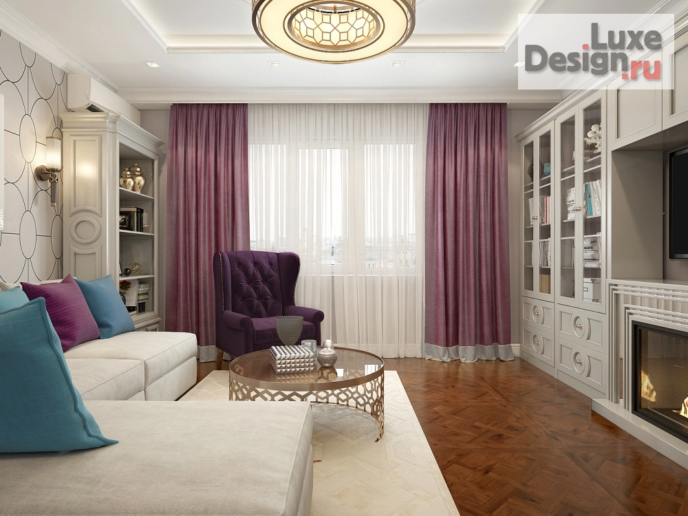 Дизайн интерьера трехкомнатной квартиры "Квартира 100 м2 "Стилистический микс" г.Краснодар" (фото 21)
