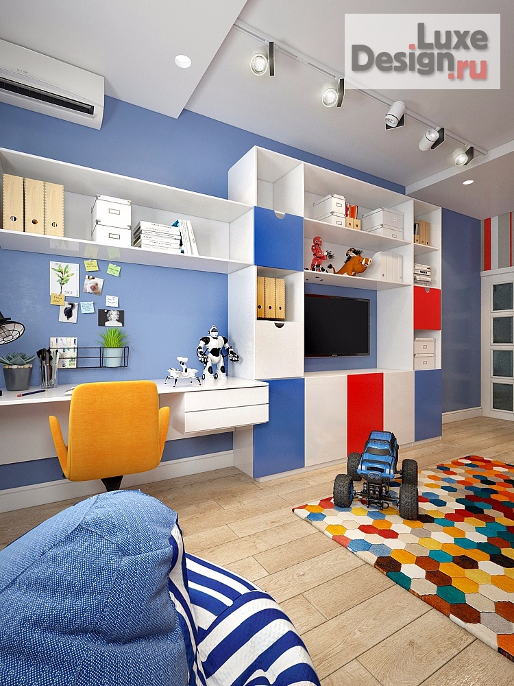 Дизайн интерьера трехкомнатной квартиры "Квартира 100 м2 "Стилистический микс" г.Краснодар" (фото 1)