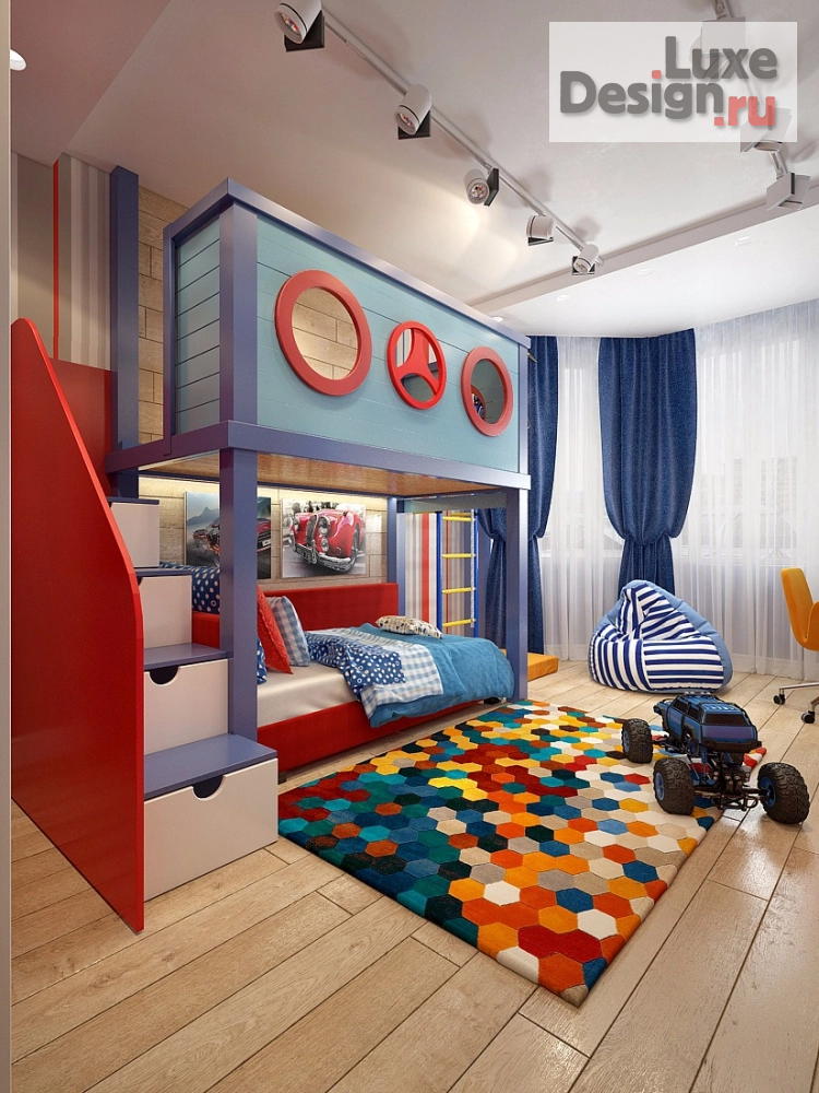 Дизайн интерьера трехкомнатной квартиры "Квартира 100 м2 "Стилистический микс" г.Краснодар" (фото 2)