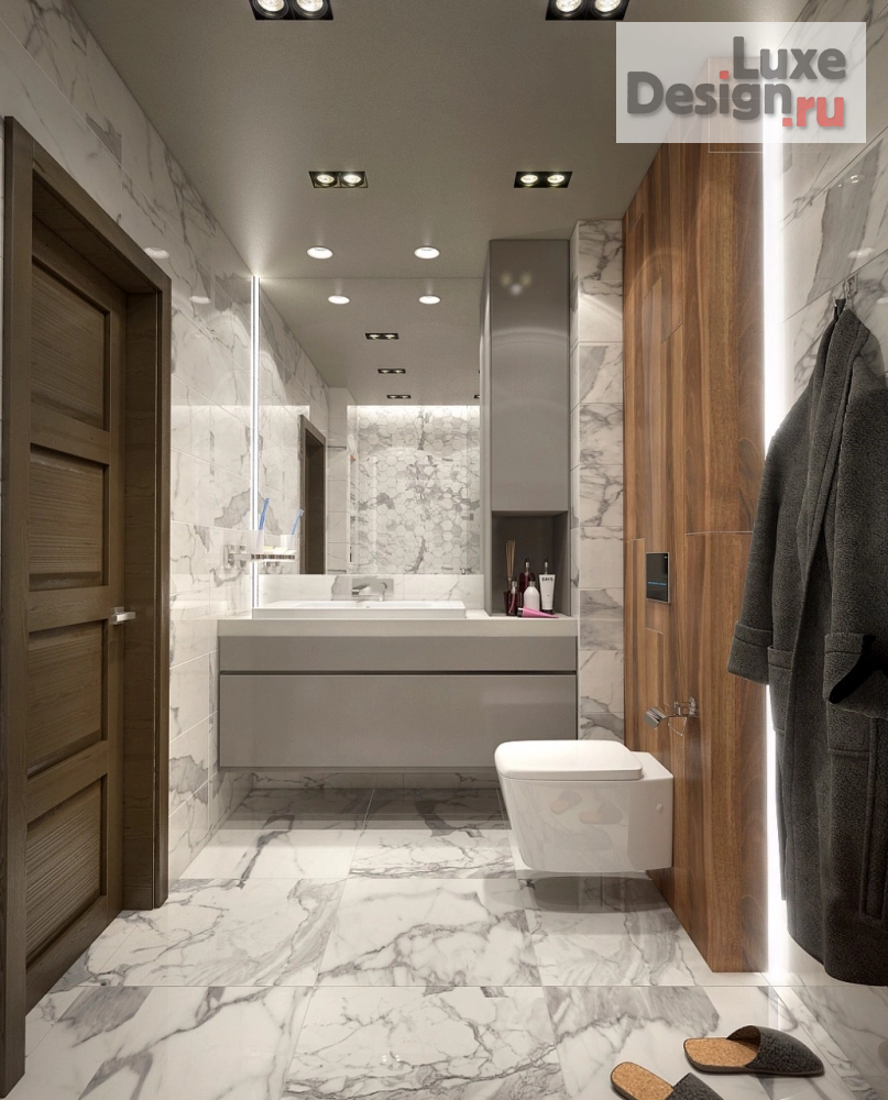 Дизайн интерьера трехкомнатной квартиры "Квартира 100 м2 "Стильное пространство" г.Ставрополь" (фото 13)