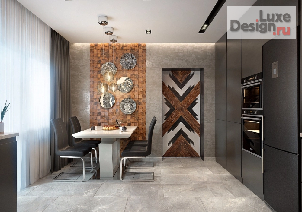 Дизайн интерьера трехкомнатной квартиры "от Визуализации до Реализации проекта" (фото 11)