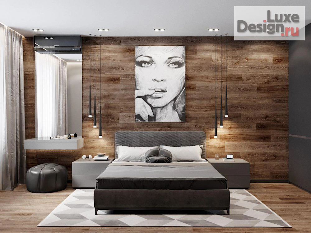 Дизайн интерьера трехкомнатной квартиры "Холостяцкая берлога" (фото 4)