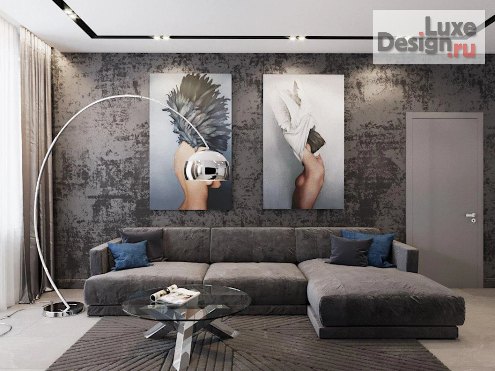 Дизайн интерьера трехкомнатной квартиры "Холостяцкая берлога" (фото 6)