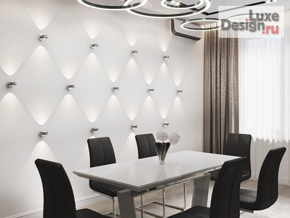 Дизайн интерьера трехкомнатной квартиры "Холостяцкая берлога" (фото 8)