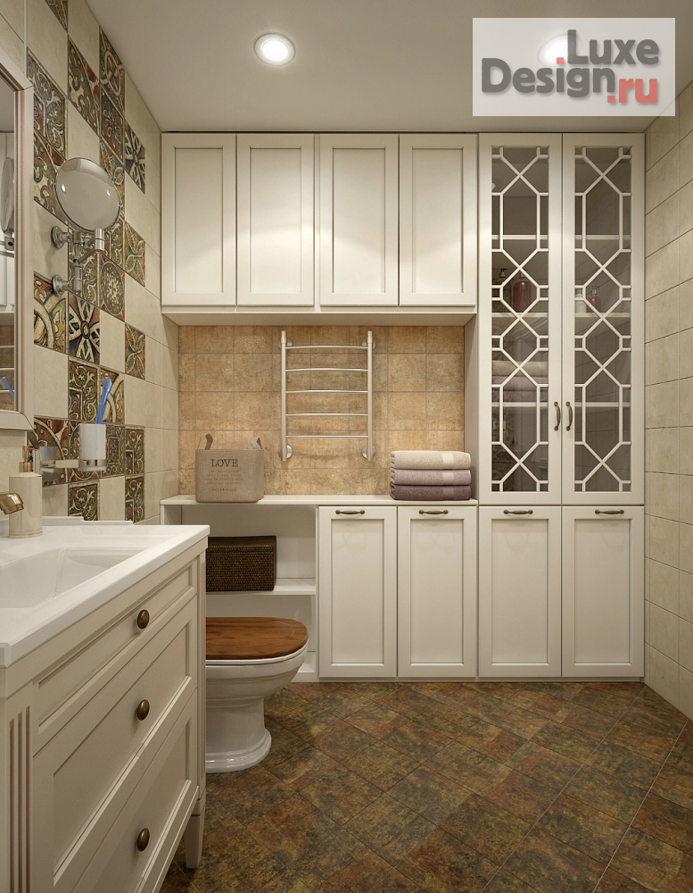 Дизайн интерьера трехкомнатной квартиры "Квартира 100 м2 "Стилистический микс" г.Краснодар" (фото 15)