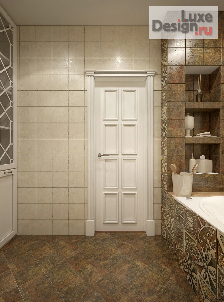 Дизайн интерьера трехкомнатной квартиры "Квартира 100 м2 "Стилистический микс" г.Краснодар" (фото 17)