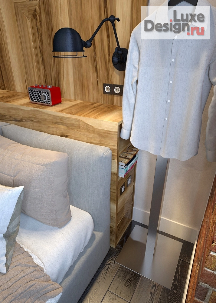 Дизайн интерьера трехкомнатной квартиры "Лофт квартира" (фото 8)