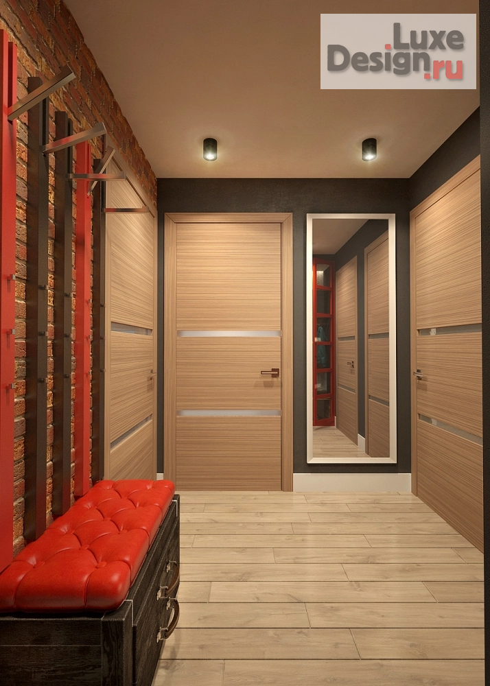 Дизайн интерьера трехкомнатной квартиры "Лофт квартира" (фото 14)