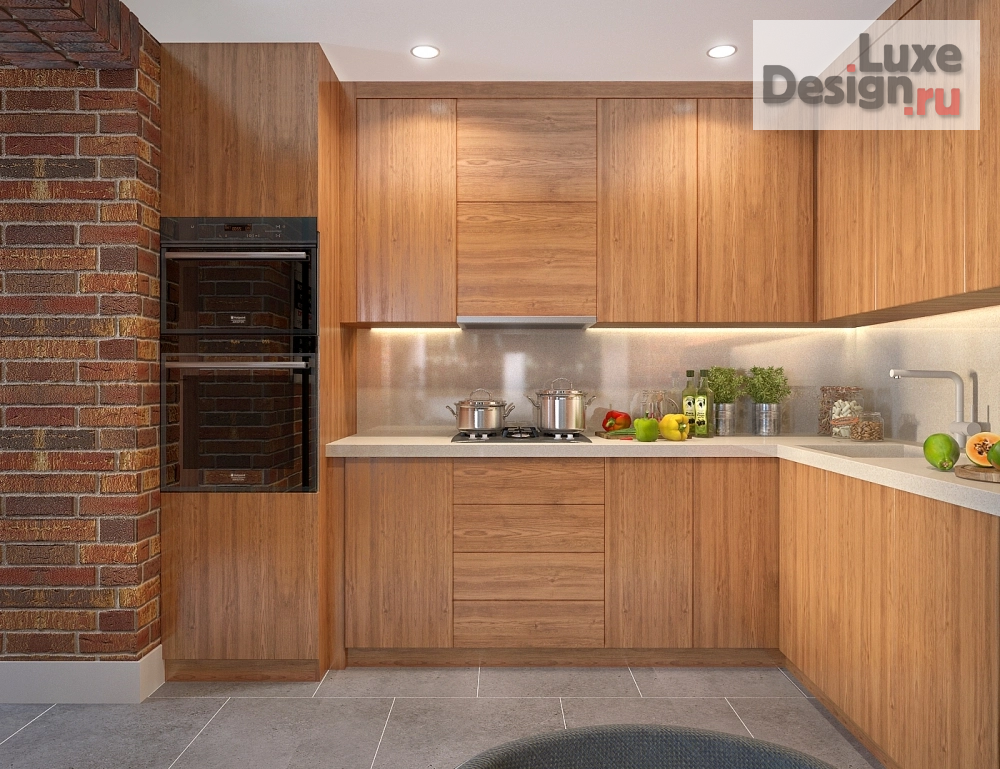 Дизайн интерьера трехкомнатной квартиры "Лофт квартира" (фото 6)