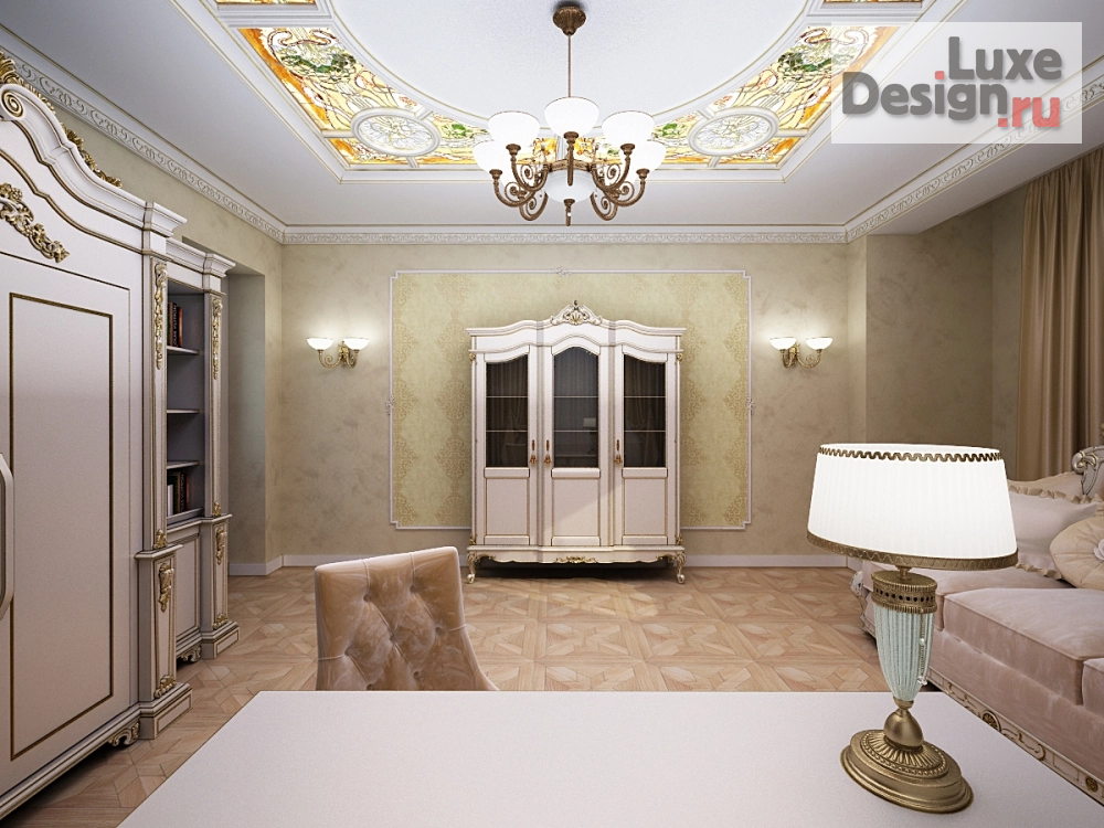 Дизайн интерьера четырехкомнатной квартиры "Классика" (фото 17)