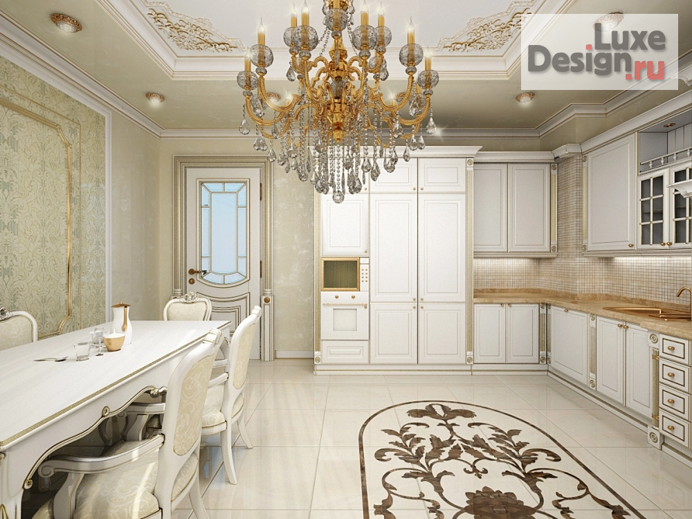 Дизайн интерьера четырехкомнатной квартиры "Классика" (фото 22)