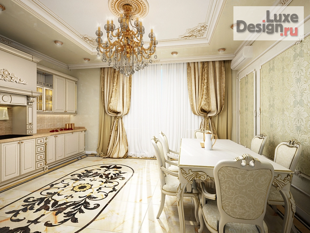 Дизайн интерьера четырехкомнатной квартиры "Классика" (фото 24)