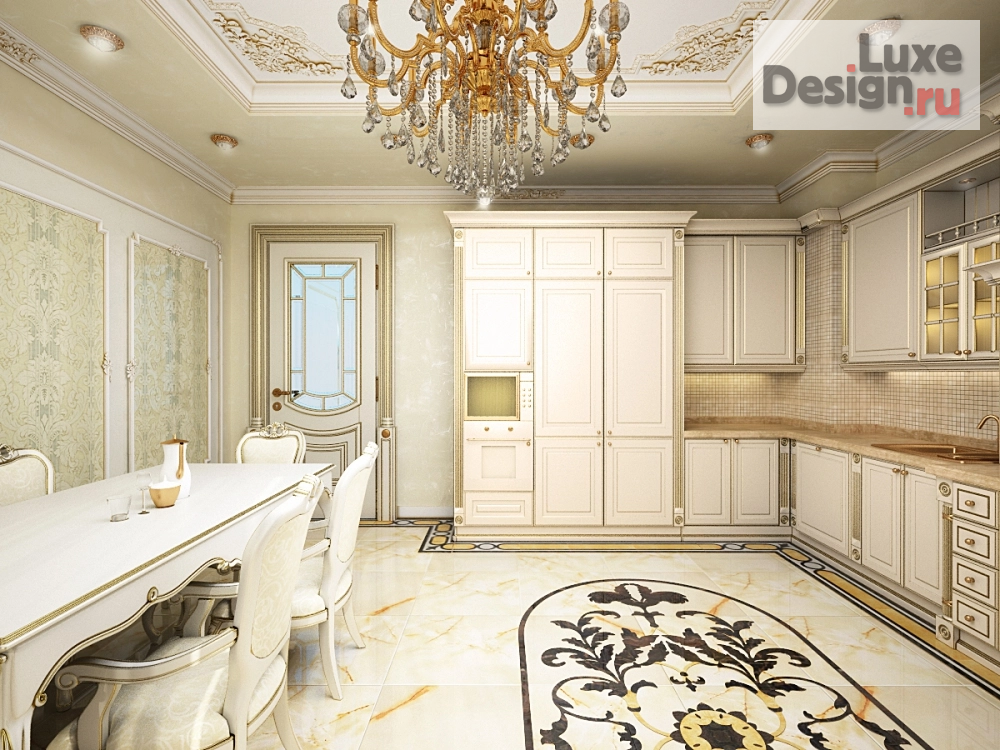 Дизайн интерьера четырехкомнатной квартиры "Классика" (фото 26)