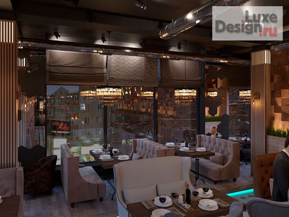 Дизайн интерьера ресторана "Проект ресторана "Vilkinson"" (фото 4)