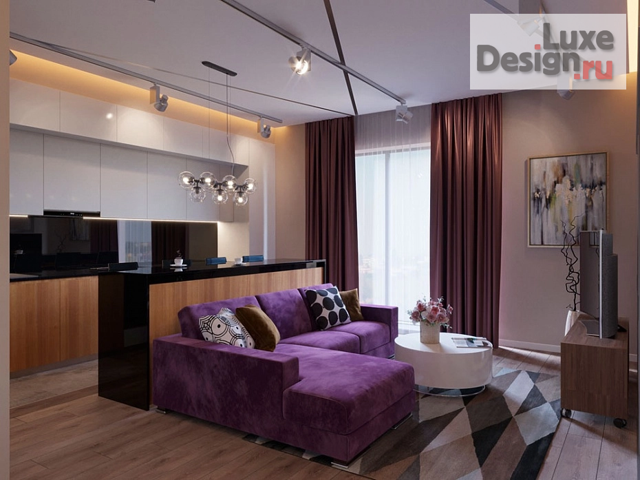 Дизайн интерьера трехкомнатной квартиры "Проект квартиры" (фото 2)