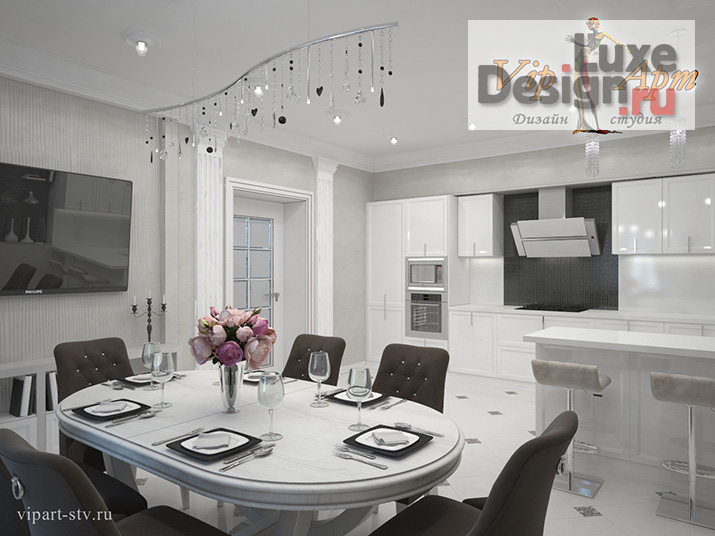 Дизайн интерьера коттеджа "Проект дома 270 кв.м." (фото 5)