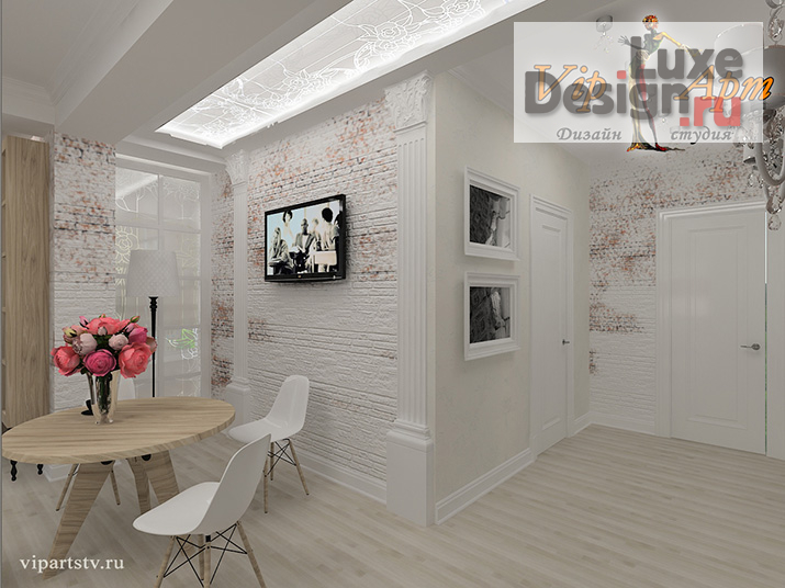 Дизайн интерьера двухкомнатной квартиры "Проект квартиры" (фото 2)