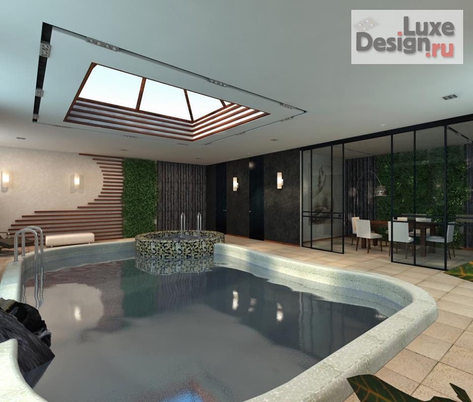 Дизайн интерьера бани "Проект бассейна" (фото 1)