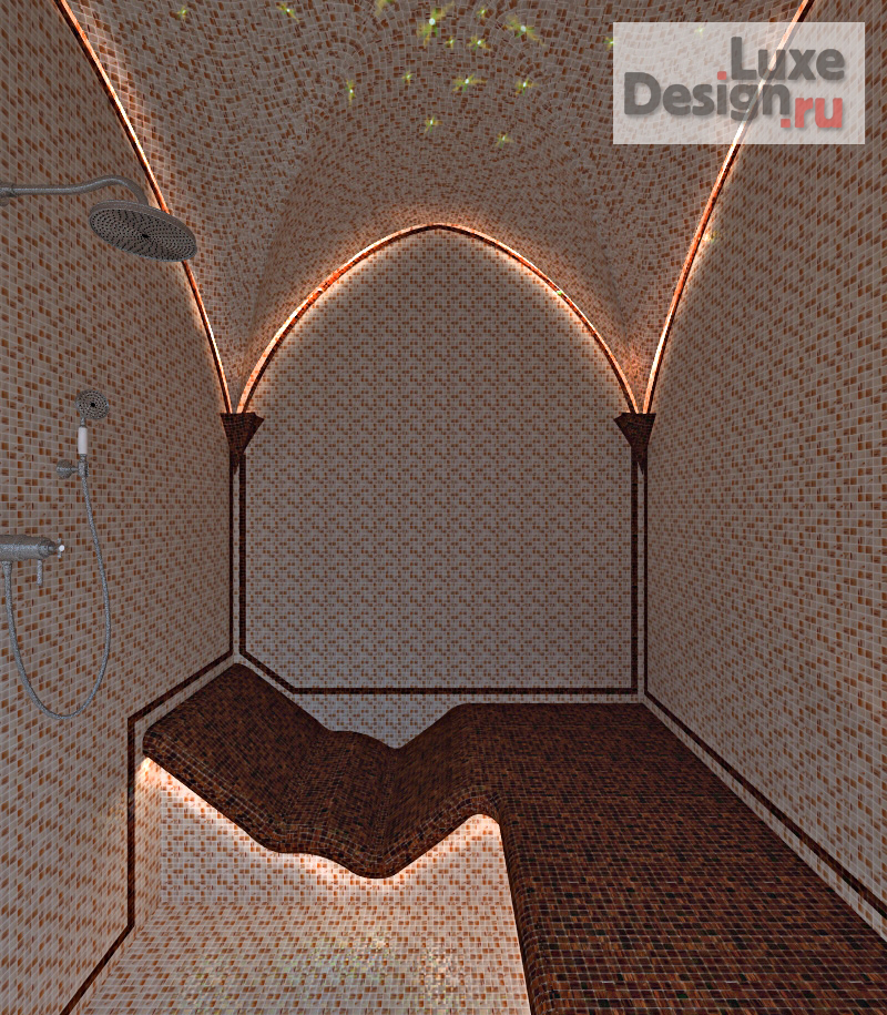 Дизайн интерьера сауны "Хамам 2" (фото 3)