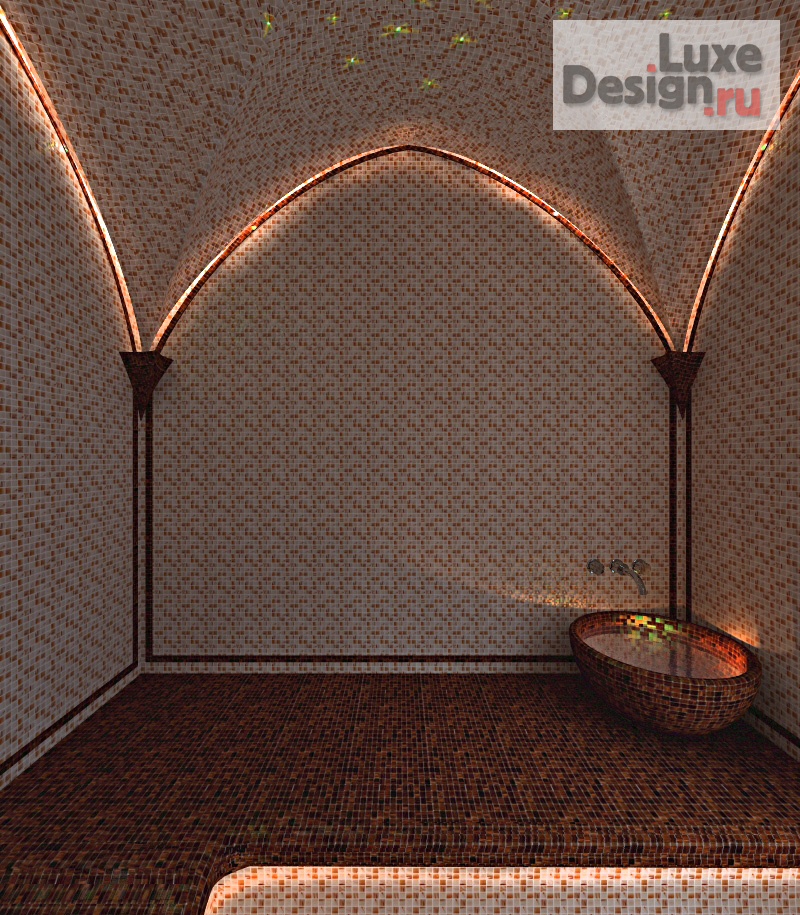 Дизайн интерьера сауны "Хамам 2" (фото 5)