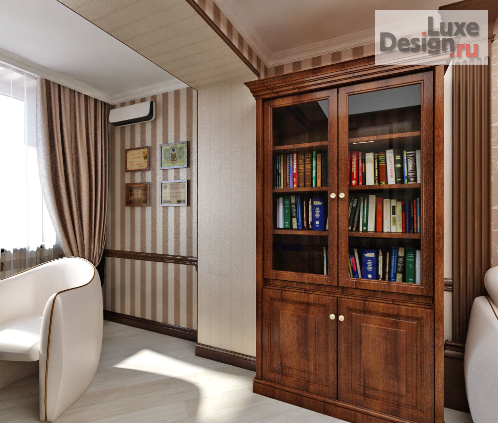 Дизайн интерьера кабинета "Кабинет" (фото 2)