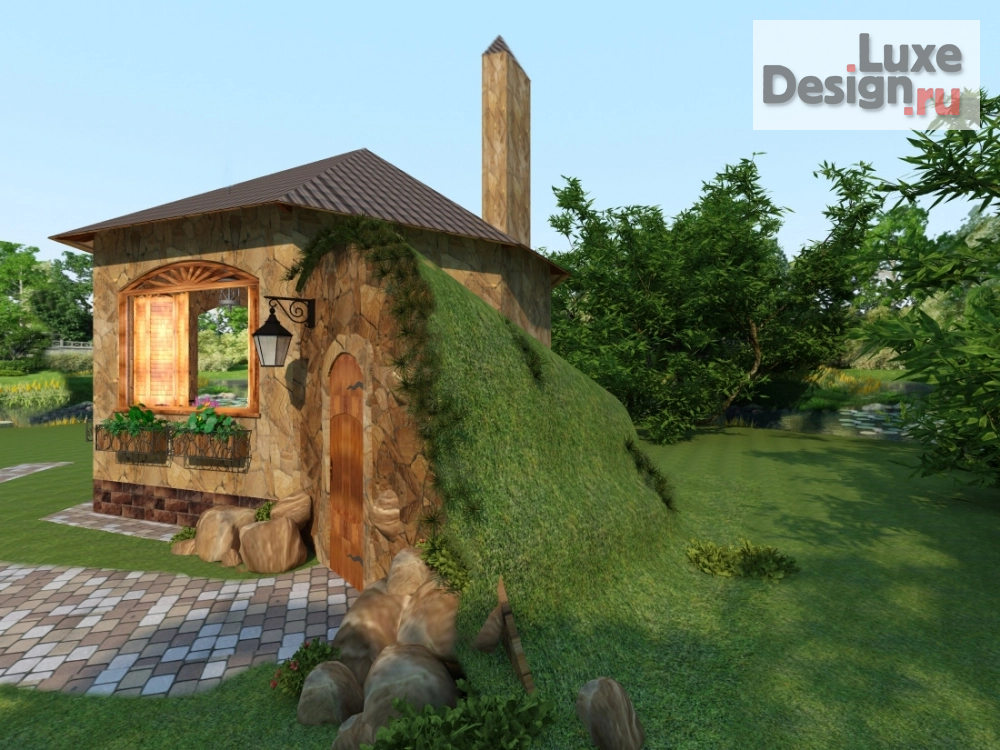 Частная архитектура "Погреб под холмом" (фото 2)